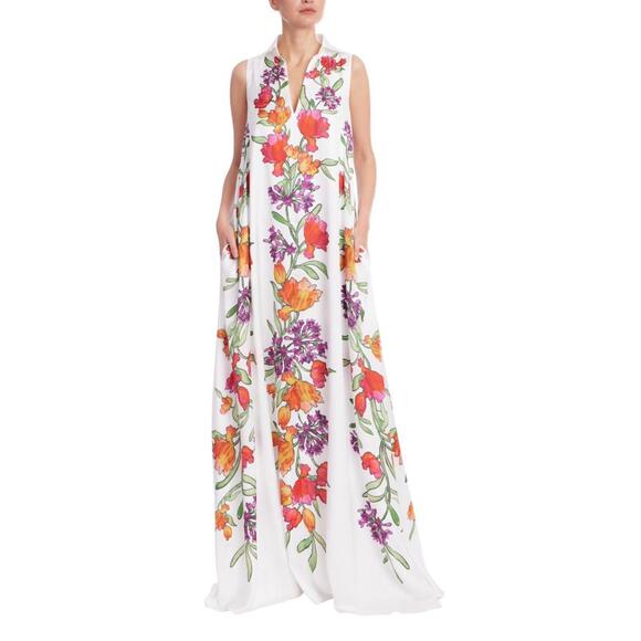 Badgley Mischka Dresses & Skirts - Badgley Mischka Collection Botanical Garden Gown  sz 0 Day-Dinner Floral  Print